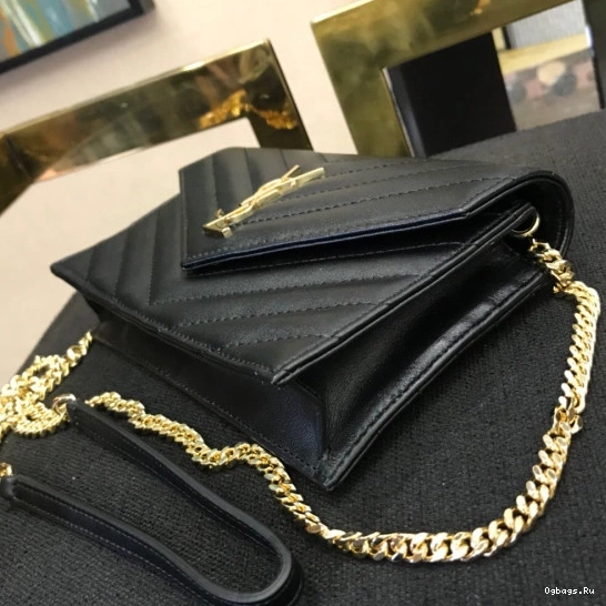 CASSANDRE MATELASSÉ WALLET YSL CHAIN 0711